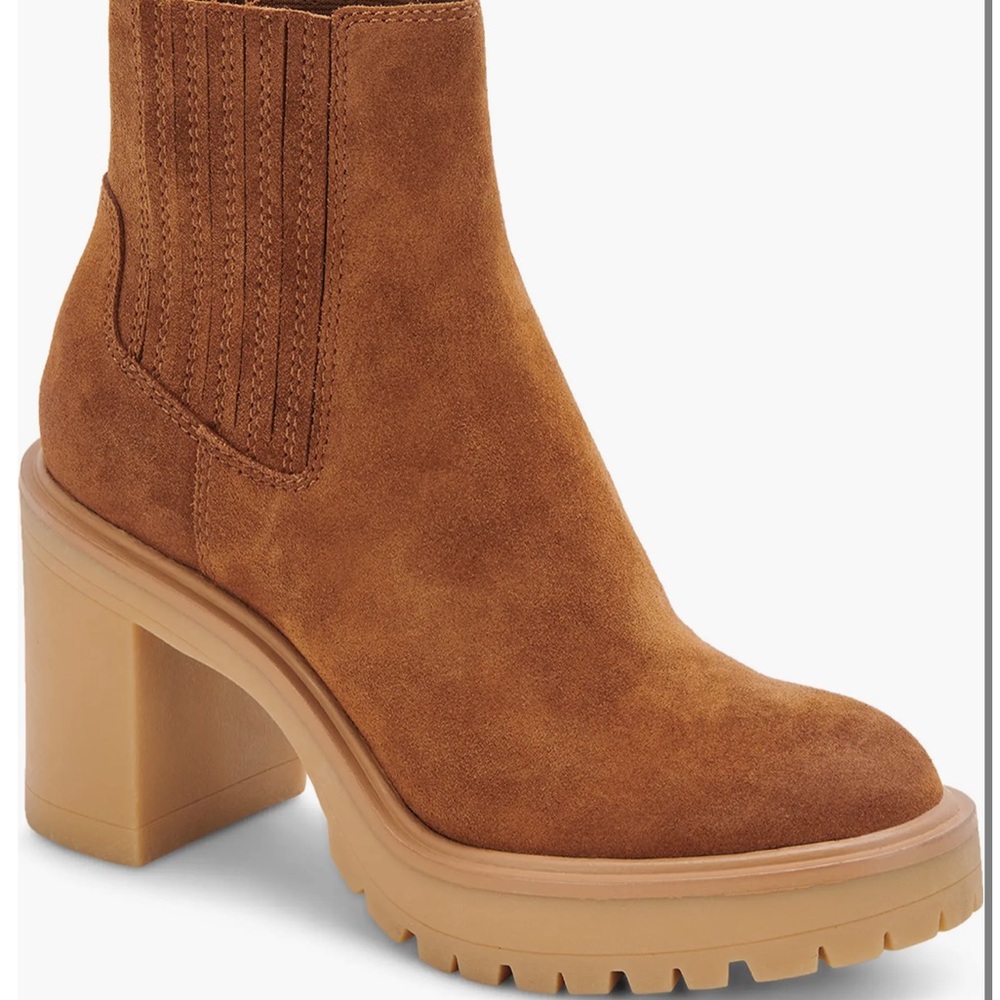 Women's Tan Suede Ankle Boots